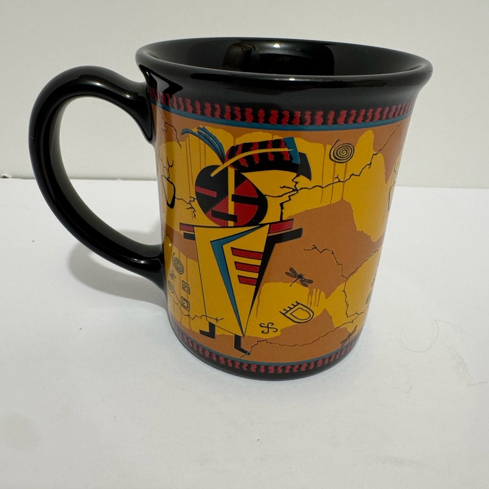 Pendleton Coffee Mug Cup The Record Keeper Black Native American Petroglyphs